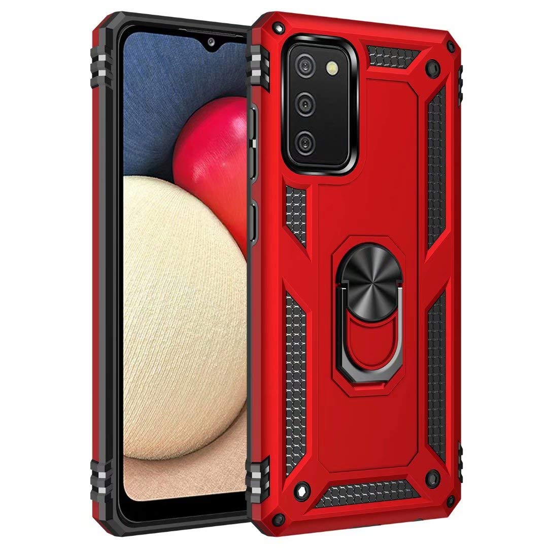 Coque hybride avec anneau pour Samsung Galaxy A03s Coque hybride avec anneau pour Samsung Galaxy A03s